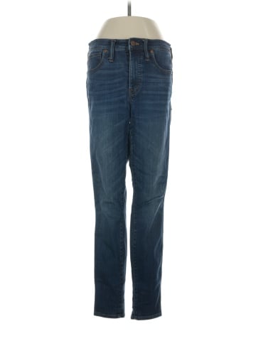 Madewell 10" High-Rise Skinny Jeans in Danny Wash: TENCEL&trade; Denim Edition (view 1)
