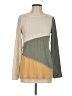 Bibi Color Block Tan Pullover Sweater Size S - photo 1