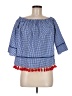 Cremieux Blue 3/4 Sleeve Blouse Size M - photo 1