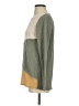Bibi Color Block Tan Pullover Sweater Size S - photo 5