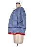 Cremieux Blue 3/4 Sleeve Blouse Size M - photo 5