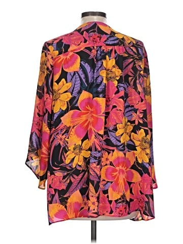 Beautiful by Lawrence Zarian 3/4 Sleeve Blouse (view 2)