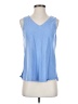 Tianello Blue Sleeveless Top Size XS - photo 1