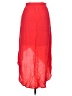 Splendid 100% Rayon Solid Red Casual Skirt Size S - photo 2