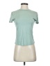 Theory Teal Green Short Sleeve Turtleneck Size S - photo 1