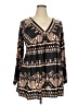 Unbranded Paisley Black Tan Casual Dress Size XXL - photo 1