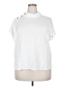 Ruti White Short Sleeve Blouse Size XXL (5) - photo 1