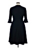 DM Collection Solid Black Casual Dress Size 14 - photo 2