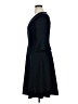 DM Collection Solid Black Casual Dress Size 14 - photo 5