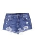 Vigoss 100% Cotton Blue Denim Shorts Size 3 - photo 1