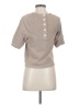 Madewell 100% Cotton Tan Ottoman Jacquard Button-Back Top Size XS - photo 2