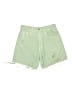 Zara Green Denim Shorts Size 2 - photo 1