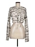 Unbranded Animal Print Ivory Long Sleeve Top Size M - photo 1