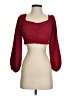 Le Lis 100% Polyester Burgundy 3/4 Sleeve Blouse Size S - photo 1