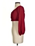 Le Lis 100% Polyester Burgundy 3/4 Sleeve Blouse Size S - photo 5