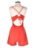 Derek Heart 100% Polyester Solid Red Romper Size S - photo 2