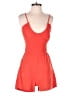 Derek Heart 100% Polyester Solid Red Romper Size S - photo 1