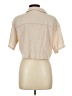 Kirious Tan Short Sleeve Blouse Size L - photo 2