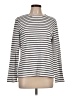 Assorted Brands Stripes White Silver Long Sleeve Top Size L - photo 1