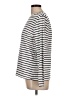 Assorted Brands Stripes White Silver Long Sleeve Top Size L - photo 5