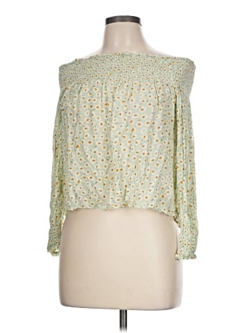 Rewind 3/4 Sleeve Blouse (view 1)