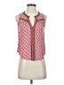 Sugar Lips 100% Rayon Red Sleeveless Button-Down Shirt Size S - photo 1