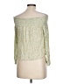 Rewind Green 3/4 Sleeve Blouse Size L - photo 2