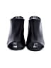 Via Spiga 100% Leather Solid Black Heels Size 8 - photo 2