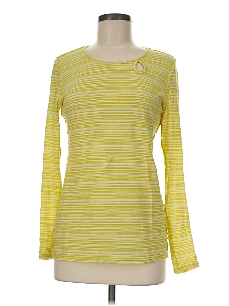 Pre-owned Lucy Long Sleeve T-shirt In Yellow