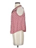 Sugar Lips 100% Rayon Red Sleeveless Button-Down Shirt Size S - photo 5