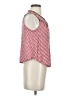 Sugar Lips 100% Rayon Red Sleeveless Button-Down Shirt Size S - photo 4