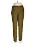 Elevenses Polka Dots Gold Casual Pants Size 6 - photo 2