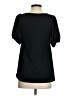 Xhilaration Black Short Sleeve Blouse Size S - photo 2