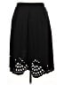 BLOOMCHIC Solid Black Casual Skirt Size 14 - 16 - photo 2