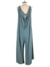 HD in Paris Solid Teal Jumpsuit Size XS - photo 2