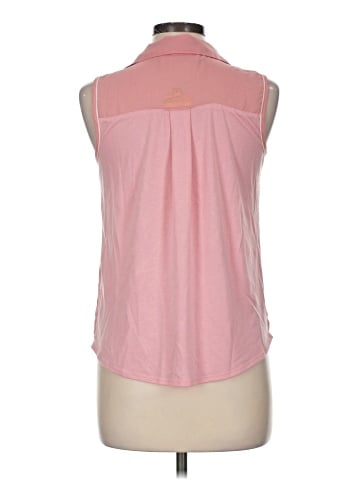 Princess Vera Wang Sleeveless Button-Down Shirt (view 2)