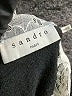 Sandro 100% Wool Black Wool Pullover Sweater Size XS (0) - photo 7