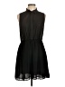 Forever 21 100% Polyester Solid Black Casual Dress Size L - photo 1