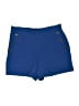 Nicole Miller New York Solid Blue Shorts Size S - photo 1