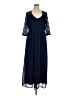 Nemidor 100% Polyester Blue Casual Dress Size 16 - photo 1