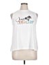 Unbranded White Sleeveless T-Shirt Size 0X - photo 1