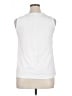 Unbranded White Sleeveless T-Shirt Size 0X - photo 2
