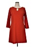 Sharagano Solid Red Casual Dress Size 16 - photo 1