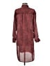 Zara Burgundy Long Sleeve Blouse Size M - photo 2
