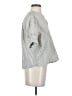FRAME 100% Cotton Gray Short Sleeve Blouse Size S - photo 4