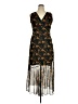 Sam Edelman Print Black Cocktail Dress Size 14 - photo 1