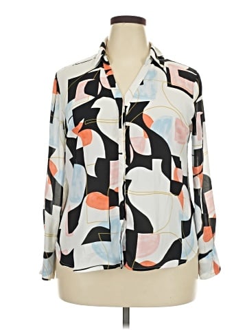 Worthington Long Sleeve Blouse (view 1)