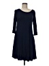 VIISHOW Solid Blue Casual Dress Size M - photo 1