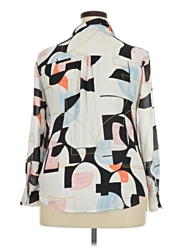 Worthington Long Sleeve Blouse (view 2)