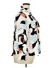 Worthington Color Block Gray Long Sleeve Blouse Size XL (petite) - photo 4